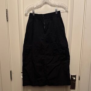 Carhartt Women's Black Midi Skirt